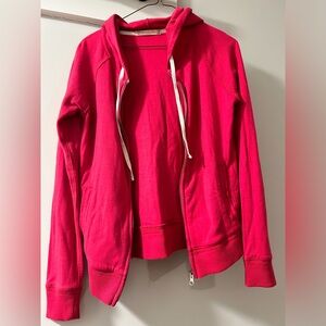 Charlotte Russe pink hoodie size small